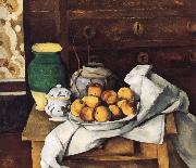 Paul Cezanne of still life with fruit Germany oil painting reproduction